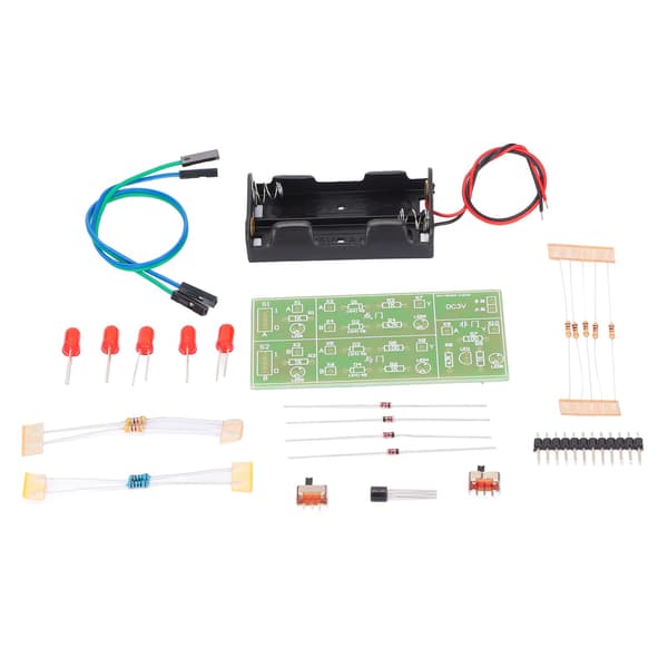 Diskret komponentgrindkretskit Analog krets Slitstark ABS DIY elektronikkit för experimentell träning