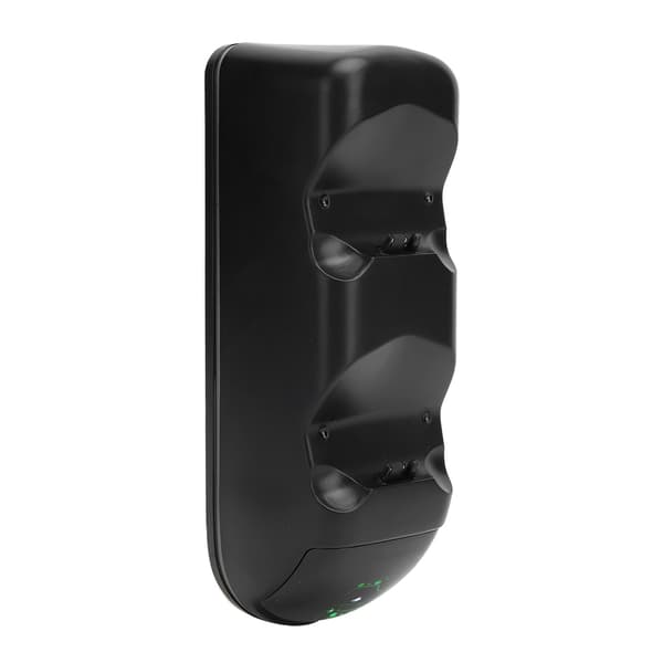 DOBE TP4-1781 2-i-1 Opladningsstander til PS4 Controller, Dobbelt USB Gamepad Dock med LED-indikator