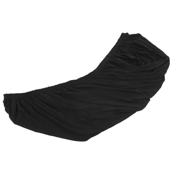 Vandtæt Polyester Sofasædebetræk Vaskbart Åndbart Slipcover Hjemmemøbelbeskytter Sort 3 Sæder