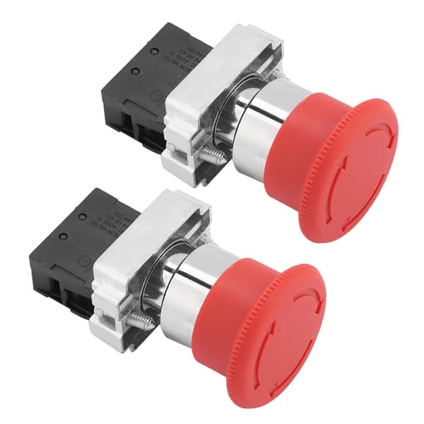 2 kpl punainen hätäpysäytyskytkin 22 mm XB5