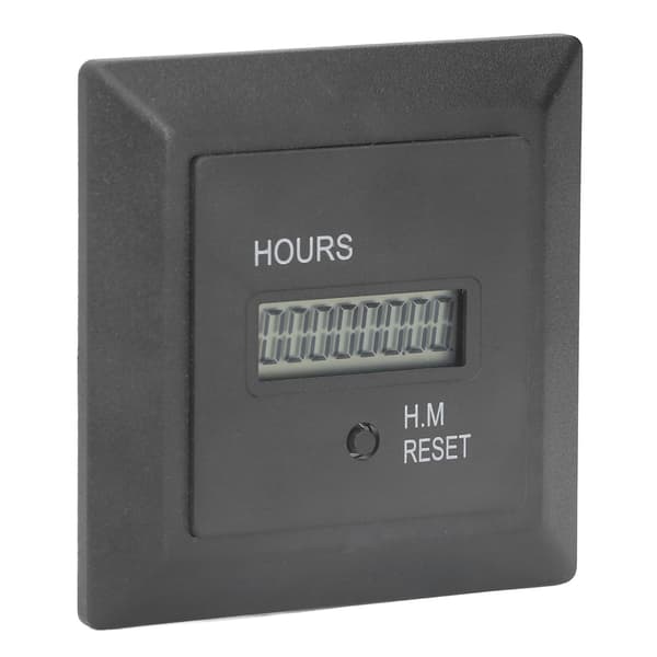 Timetæller Digital Display Timer Timetæller Måler 0‑999999H 59M til Industri 100‑240V AC