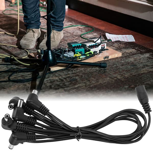 Professionell gitarr effektpedal ström 9V adapter 100-240V EU-adapter