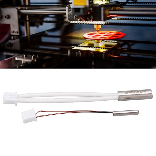 Termistor-kabel i rustfrit stål med 24V 40W varmelegeme patron temperatursensor til 3D-printer