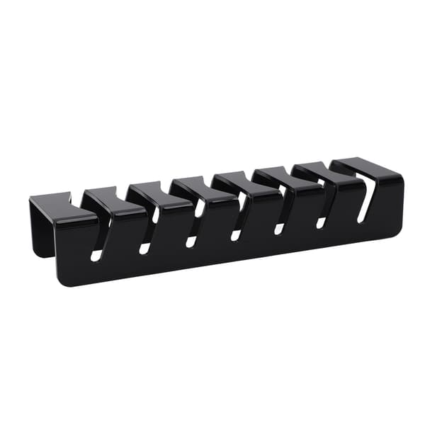 Klar Modern Kompakt Baseballkepsställ Display Organizer för Vardagsrum Sovrum Hall Svart