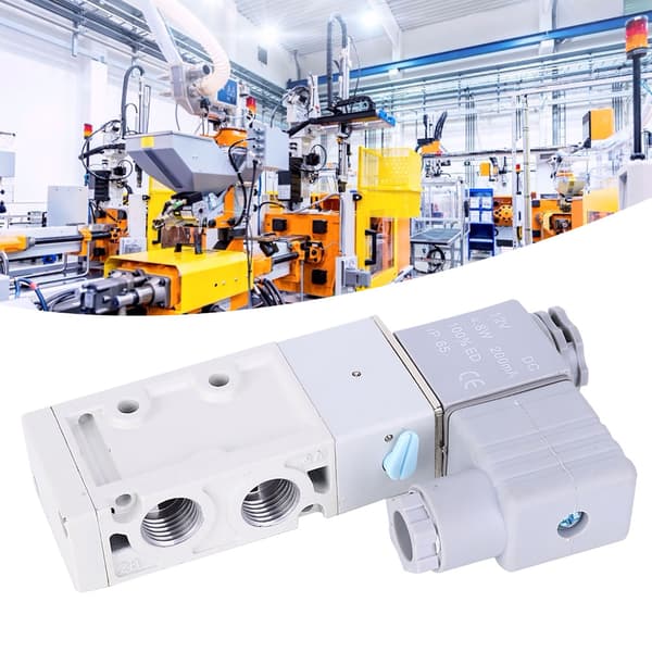 5-vejs magnetventil aluminiumslegering MVSC220-4E1 G1/4in til pneumatiske systemer