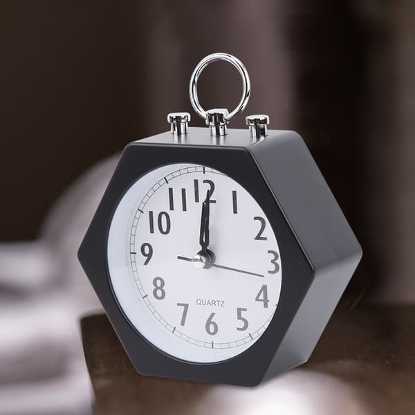 Lydløs blød vækkeur Børnevækkeur Timer Digitalt ur (sort)