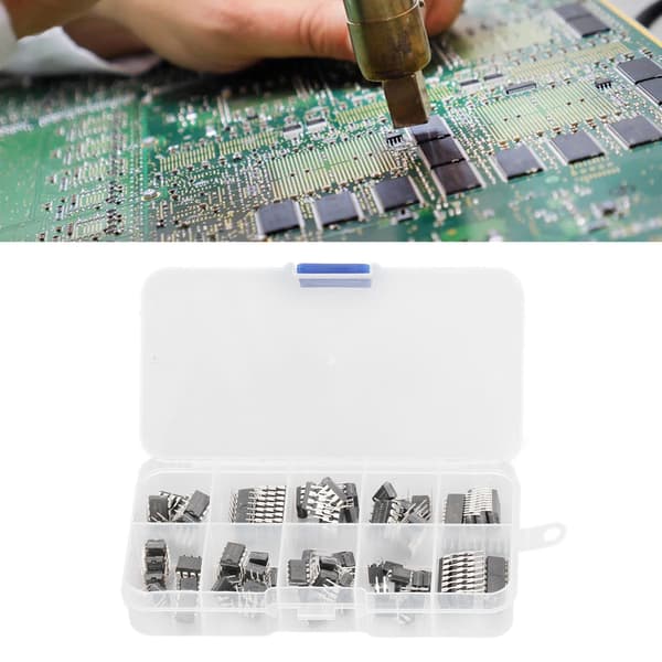 85 st IC-sortimentssats 10 specifikationer Integrerade krets-IC-chip för hemmakretsarbete