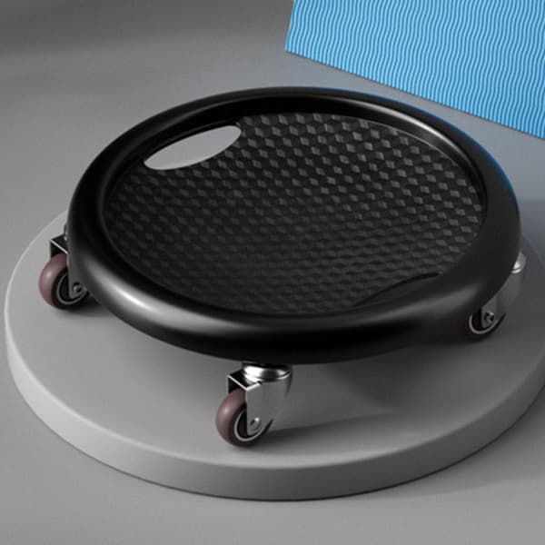Core Slider Maghjul 4 rullar Gliding Discs för corestyrka Hemmaträningsutrustning, Svart