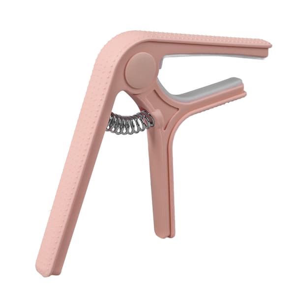 Gitarr Capo Clip Klämma med Halkfri Punkt Universal Bra Skydd Ukulele Elgitarr Capo Rosa