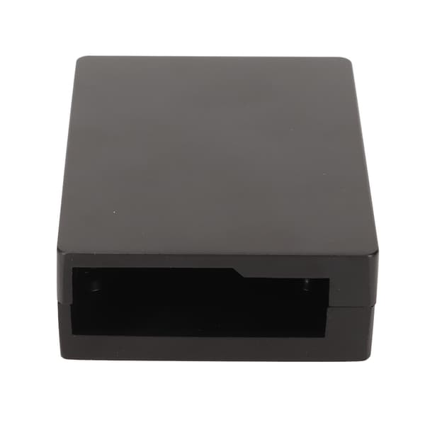 Kølekasse i aluminiumslegering med flere porte til Raspberry Pi 4B, sort