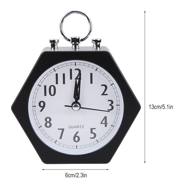 Tyst mjuk väckarklocka Barn väckarklocka Timer Digital klocka (svart)