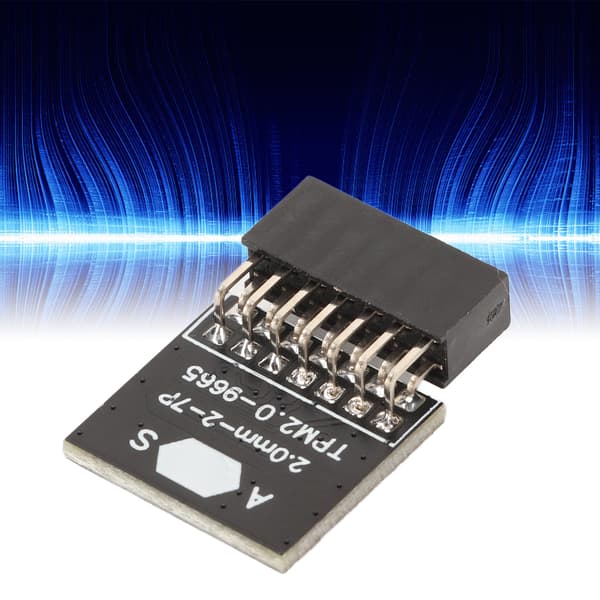 TPM 2.0 Säkerhetsmodul 14-stift 2x7P Chip för ASUS Moderkort, Win11 Redo Trusted Platform