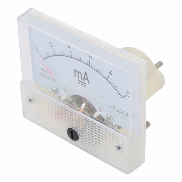 85C1 DC 0-10MA Pointer Amperemeter Hoved Amperemeter Panel Strømmåleinstrument