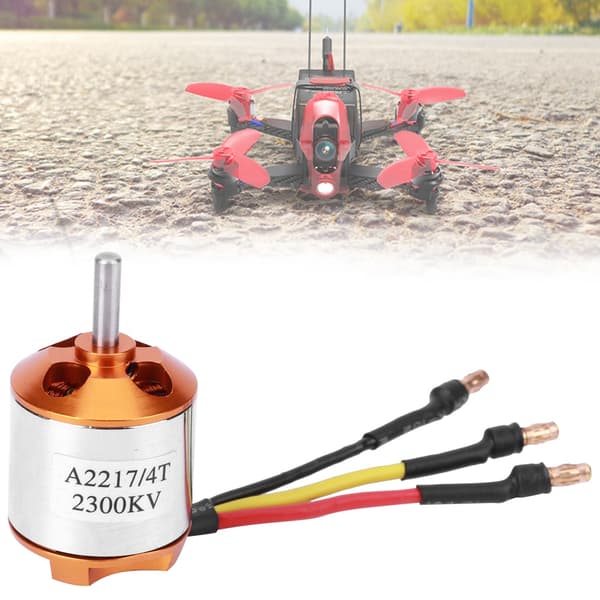 A2217 2300KV Børsteløs Outrunner Motor til RC Fly, Multirotor Drone Udskiftningskomponent