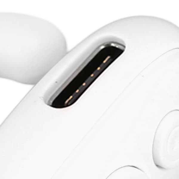 Bluetooth kamerafjärrkontroll för telefon surfplatta, ABS ringdesign, lång batteritid, vit