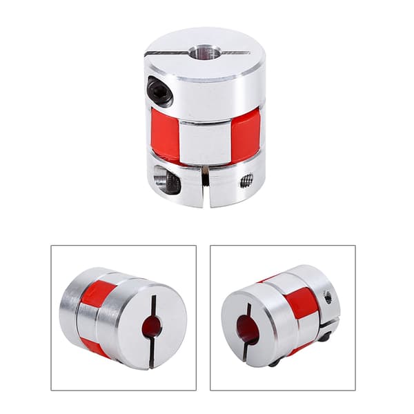 6,35 mm x 10 mm Fleksibel Blommeakselkobling CNC Steppermotor Encoder Kobling