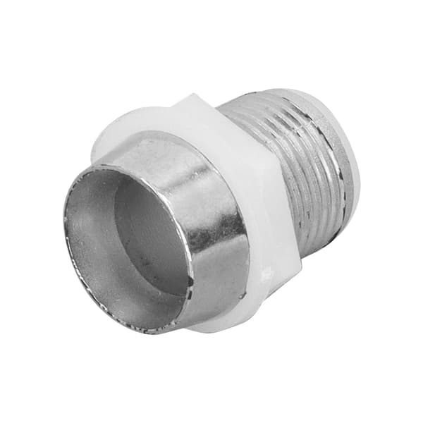 100 STK LED-holder 0,3 tommer plast forkromet stabil lysdiode fatning base til DIY-indikator