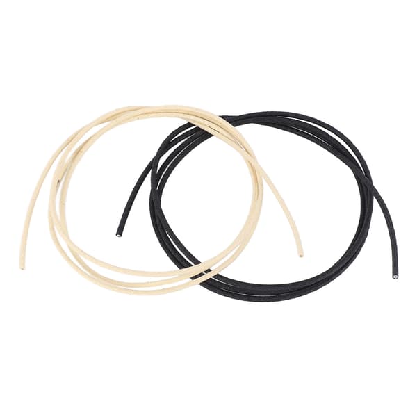 2-pack gitarrpickupkabel skyddande isolering lågbrusig enkelkärnig kopparkabel för elgitarrer