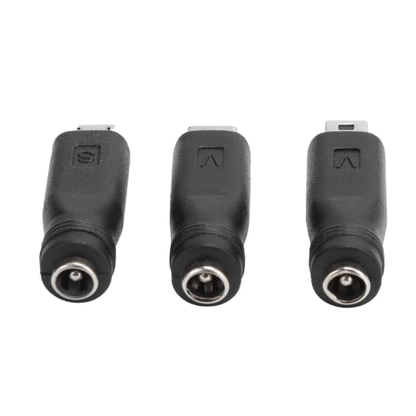 USB til DC-strømkabel 2-pak, 11-i-1 adapterkabel med udskiftelige spidser til computer og elektronik