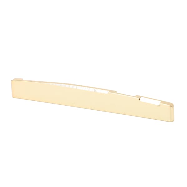 Akustisk gitarrsadel 74mm Mässing Guldfärgad Instrumentreservdel 1st