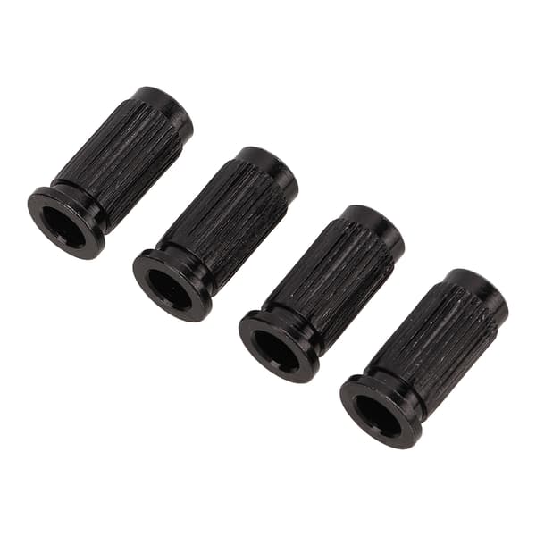 4-pack justerbara gitarrstallankare i metall, svarta fästen för elgitarrstränghållare