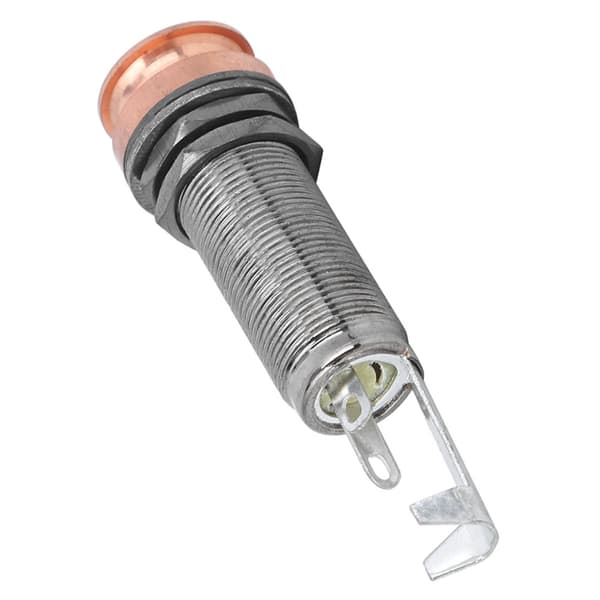 Mässing End Pin Jack Remlås för Elgitarr Bas Plug-in Akustisk Ukulele Röd Koppar 1st Musikredskap