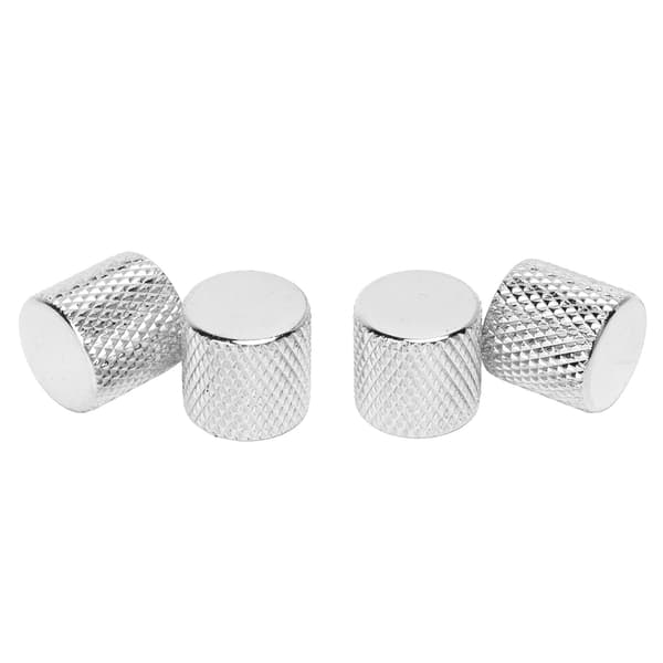 4st Potentiometerratt Bred Kompatibilitet Stark Delikat Elgitarr Kontrollratt Silver