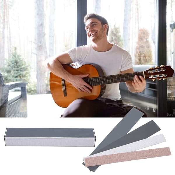 Bandslipningsverktyg med sandpapper för akustisk elgitarr bas