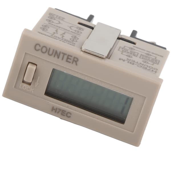 H7EC BLM Digital Räknare Totalisator Spänningsfri 6-siffrig LCD-display
