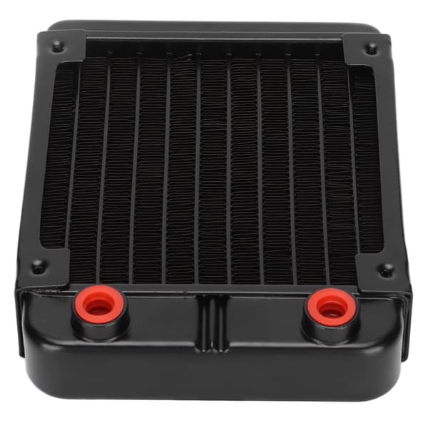 CPU aluminiumradiator 10-rørs køler, G1/4 gevind, støjsvag effektiv køleplade til PC