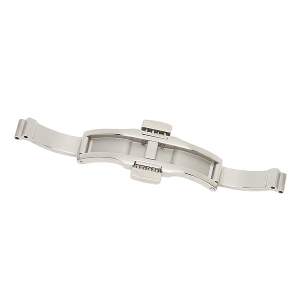 Klocka Depolyment Spänne Rostfritt Stål Vikbart Utfällbart Spänne Tryckknapp Spänne Klocktillbehör 6 X 23mm / 0.2 X 0.9in