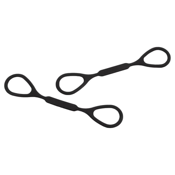 2 STK Sorte Trompet Slide Bumpers Silikone Elastiske Ringe Reservedele Messing Blæseinstrument Dele