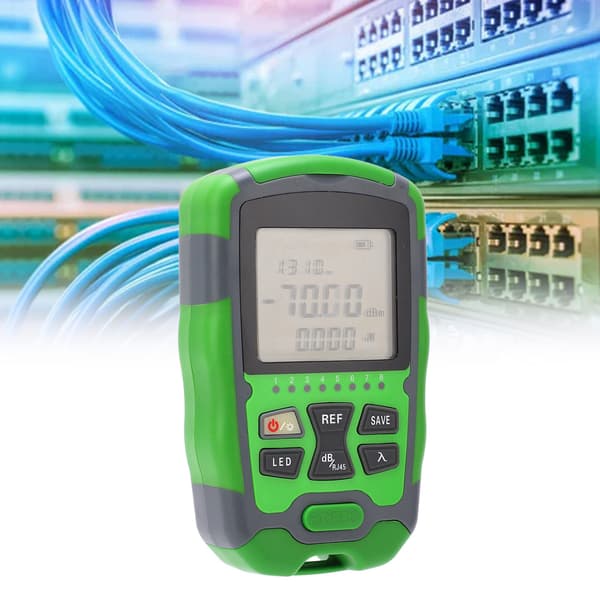 Fiberoptisk effektmåler -70~+10dBm Digitalt optisk kabeltester, 5W testsæt