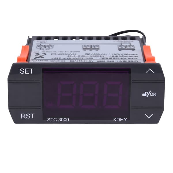 STC-3000 110V-220V Touch Digital Temperaturregulator Termostat Med Sensor (10A)