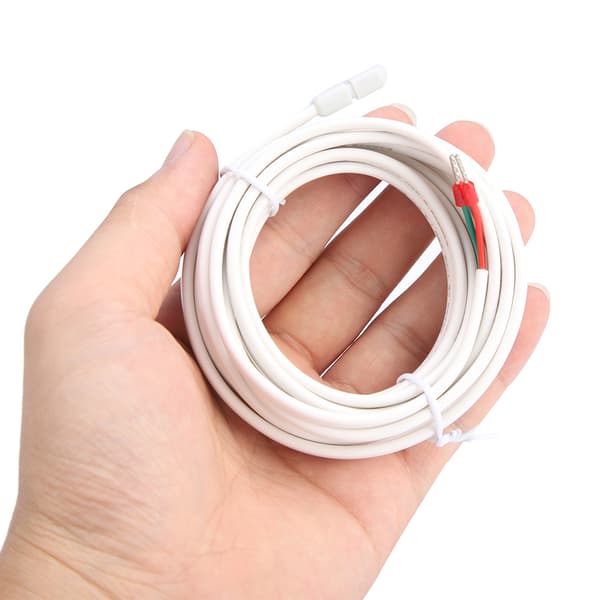 3 meter gulvvarme termostat tilbehør gulvtemperatur sensor probe kabel