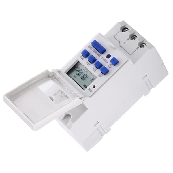 LCD Elektronisk Timerrelæ AC220V, 16 TIL/FRA Ugentligt Programmerbar, Digitalt Display