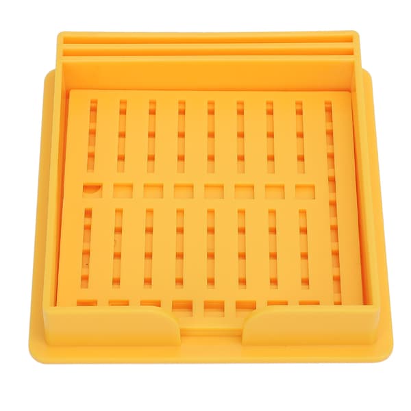 Multifunktionel Sticky Note Dispenser Skabelonholder Gul til Kontoret