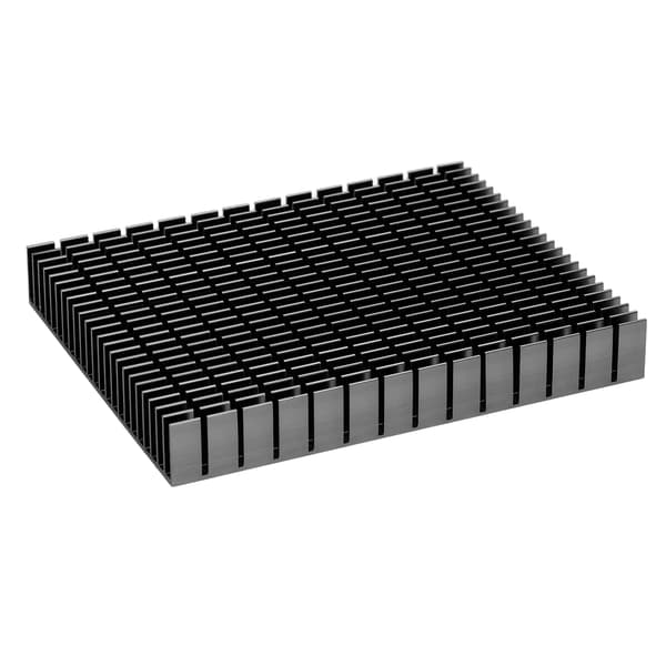 Køleplade Aluminium Køler Køleplade Radiator 150x120x20mm til CPU Forstærker PCB Blå