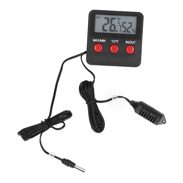 Fuktighets- och temperaturmätare Mini Termometer Digital Display Temp Sensor Mätare Hygrometer DTH‑74