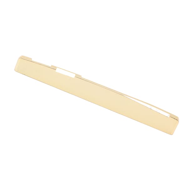 Akustisk gitarrsadel 74mm Mässing Guldfärgad Instrumentreservdel 1st