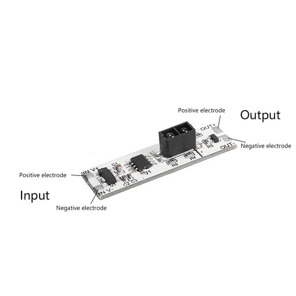 Infrarød refleksionssensorafbrydermodul med håndfejefunktion til LED-skabslampe DC5V-12V