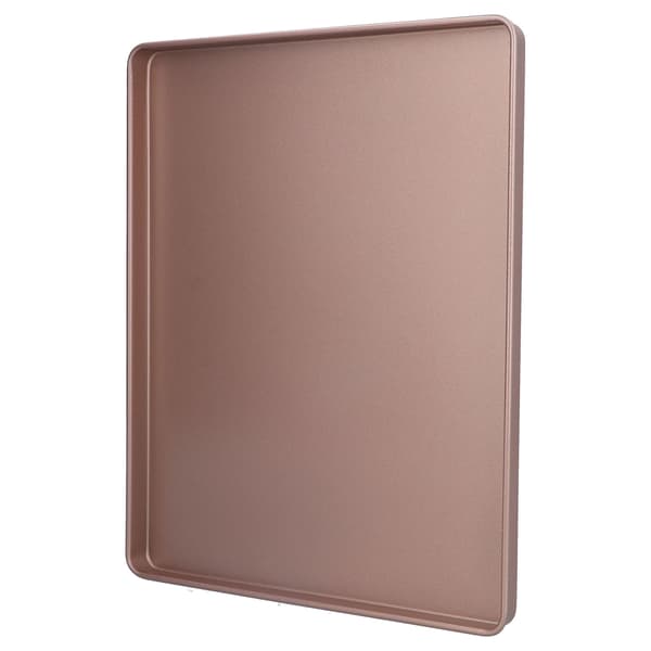 Multifunktionel Rose Gold Nonstick Kulstofstål Rektangulær Bageplade til Pizza og Brød