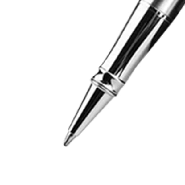 Kuglepen i rustfrit stål, rollerball-pen, gave til forretningsmøde