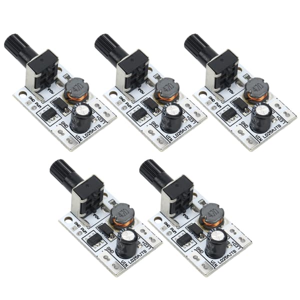 5 stk. DC 6-24V 20W Justerbar Lysstyrke LED Driver Switch PWM Lysdæmper Controller