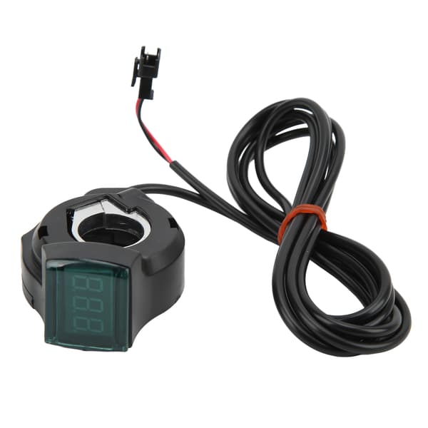 Elektrisk Cykel Tommelfingergas, Fingerhastighedsaccelerator med Rød LED-display til E-cykelcontroller