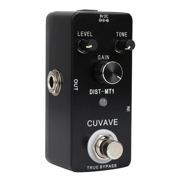 Distortion-MT1 Helmetallchassi Distortion Elgitarr Effektpedal True Bypass