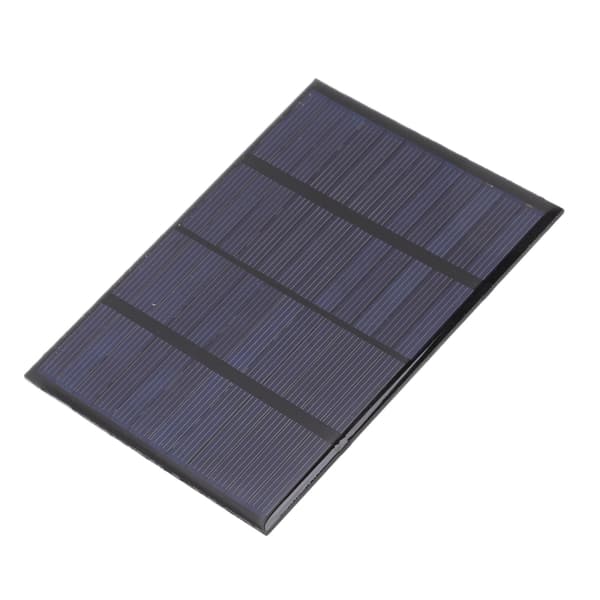 12V 1.5W Mini Epoxy Solpanel DIY Solbatteriladdningspanel Polykisel Solcell för Campinglyktor Mobiltelefon