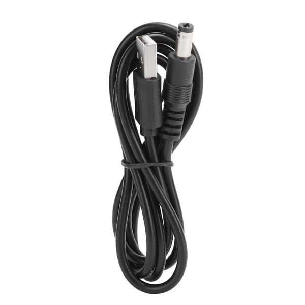USB til DC-strømkabel 2-pak, 11-i-1 adapterkabel med udskiftelige spidser til computer og elektronik