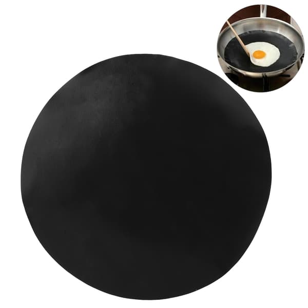 Högtemperaturstekning Non-Stick Stekpannafoder Värmebeständig Pad Köksaccessoar