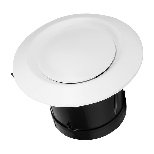 Loftdiffuser Udsugnings- og Forsyningsventil Luftventil Anemostat Ventilationskanalafdækning (75mm)